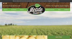 Desktop Screenshot of meadepotato.com