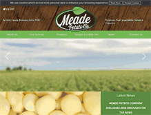 Tablet Screenshot of meadepotato.com